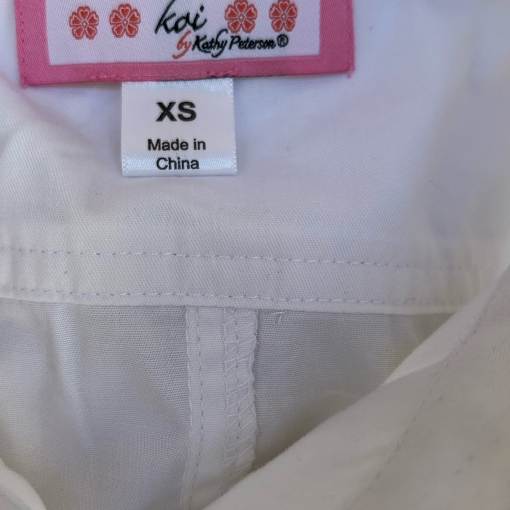 NWT Koi by Kathy Peterson Dress Size XS White - Picture 2 of 9